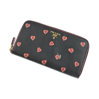 Prada 財布赤黒 PRADA プラダ ロゴ ミニショルダーバッグ ショルダー