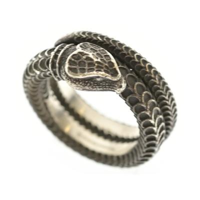 グッチ　GUCCI スパイラル　スネーク リング　指輪　13 グッチ 新品仕上げ org.jpg