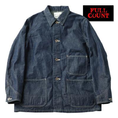 美品 FULL COUNT フルカウント カバーオール XL FULLCOUNT[フルカウント] カラーレス デニム カバーオール 2859W