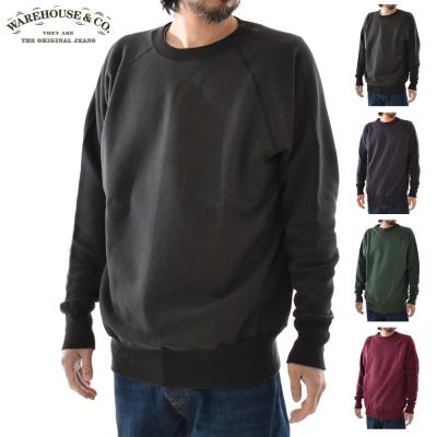 トレーナー メンズ 無地（WAREHOUSE）（サイズ（S/M/L）：L）の商品