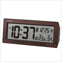 【正規品】シチズン CITIZEN 時計 クロック 8RZ195-023 8RZ195-023 目覚まし時計 温度湿度計 | レインボーショップ