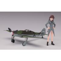 ハセガワ ゲルトルート・バルクホルン w/フォッケウルフ Fw190D