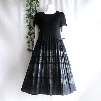 HAN HAN　桐生織　日本製　ワンピース 桐生織ワンピース（ワンピース）｜ワンピース、チュニック