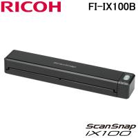 リコー FI-IX100B ScanSnap iX100 ブラック モバイルモデル スキャンスナップ スキャナー RICOH(FI-IX100Aの後継品) | 住設と電材の洛電マート Yahoo!店