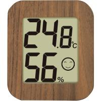 シンワ測定 73233 デジタル温湿度計 環境チェッカー ミニ 木製 ダークブラウン SHINWA | 住設と電材の洛電マート Yahoo!店