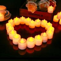 LED ろうそく キャンドル 24個セット 蝋燭 ライト 電池式 誕生日 結婚