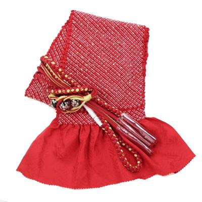 帯揚げ 赤（帯締め帯揚げセット）｜着物、浴衣 | ファッション の