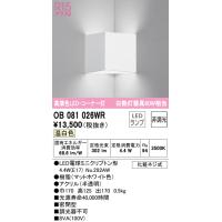 オーデリック OB081026WR ブラケットライト LEDランプ 温白色 非調光 ODELIC | 住設と電材の洛電マート plus
