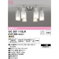 オーデリック OC257113LR シャンデリア LEDランプ 電球色 非調光 ODELIC | 住設と電材の洛電マート plus