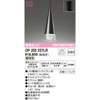 (送料無料) オーデリック OP252227LR ペンダントライト LEDランプ 電球色 非調光 ODELIC | 住設と電材の洛電マート plus