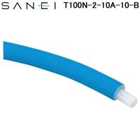三栄水栓 SANEI T100N-2-10A-10-B 保温材付架橋ポリエチレン管 B（青）給水用 | 住設と電材の洛電マート plus