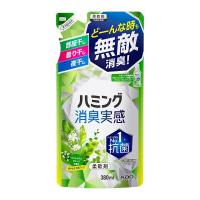 花王 ハミング 消臭実感 柔軟剤 リフレッシュグリーンの香り 詰替 380ml | 東京生活館 Yahoo!店