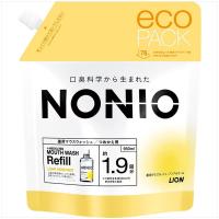 ライオン NONIO ノニオ マウスウォッシュ ノンアルコール ライトハーブミント つめかえ用 950ml | 東京生活館 Yahoo!店