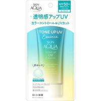 ロート製薬 スキンアクア トーンアップUVエッセンス ミントグリーン 80g SPF50+ PA++++ ｜ 日焼け止め 顔 フェイス ボディ 体 赤み | 東京生活館 Yahoo!店