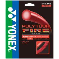 YONEX(ヨネックス) POLYTOUR FIRE 130 (ポリツアーファイア130) テニス ストリング ガット PTGF130(001)レッド【ゆうパケットOK】 | テニスショップラリー