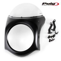 Puig 3143W RETRO SEMI FAIRING [CARBON PRINT/CLEAR] HONDA CB1000R/CB650R NEO SPORTS CAFE (18-20) (19-22) プーチ スクリーン カウル | RAM