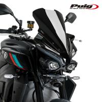 Puig 21362N NEW GENERATION TOURING [BLACK] YAMAHA MT-10 (22-23) MT-10 SP (22-23) プーチ スクリーン カウル | RAMBUTAN