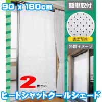 ポイント10倍【暖房の熱を外に逃がさない！】ヒートシャット クールシェード 90x180cm カーテン デュポン 室内 遮熱 断熱 紫外線  UVカット 省エネ 日本製 無地 | 生活便利雑貨ランクアップ