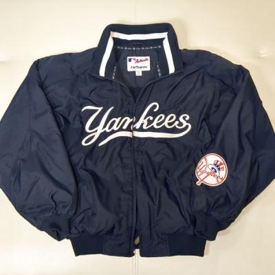 ヤンキース マジェスティック ブルゾン S ベースボールジャケット スタジャン Majestic - ヤンキース マジェスティック ブルゾン S ベース