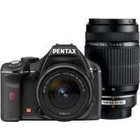 PENTAX デジタル一眼レフカメラ K-x ダブルズームキットブラック | all day morning