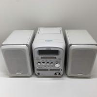 Victor ビクター JVC UX-QX1-W パールホワイト マイクロコンポーネントMDシステム （CD/MD/カセットコンポ）（本体C | all day morning