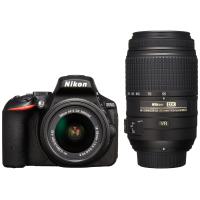 Nikon デジタル一眼レフカメラ D5500 ダブルズームキット ブラック 2416万画素 3.2型液晶 タッチパネルD5500WZBK | RAVI STORE