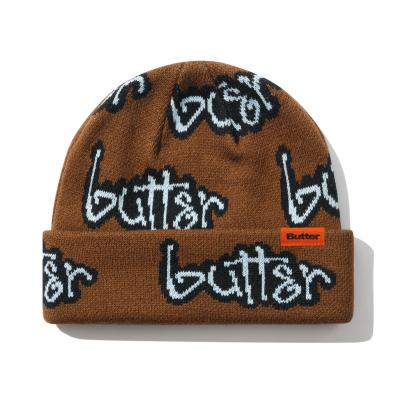 Butter ブラウン ストライプ ニット M　BUTTER GOODS XL以上 Butter Goods(バターグッズ) ニット・セーター(メンズ