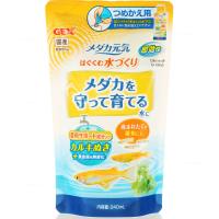 【全国送料無料】 GEX メダカ元気 はぐくむ水づくり 詰替 240ml 新商品 | レヨンベールアクアYahoo!店
