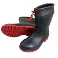 喜多(KITA)/KR7440-BK-L/安全ショート耐油長靴(カバー付) (ブラック) L(25.5~26.0)3E 耐油性(アッパー・靴底)・抗菌・防臭加工 | ラジコン夢空間