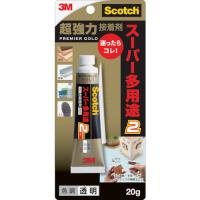 3M スコッチ 超強力接着剤 プレミアゴールド スーパー多用途2 20g 透明 代引不可 | リコメン堂ホームライフ館