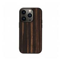 Man &amp; Wood 天然木ケース for iPhone 14 Pro Max Ebony 背面カバー型 I23644i14PM 代引不可 | リコメン堂ホームライフ館