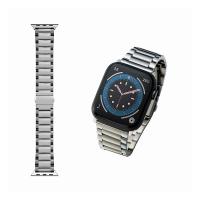 エレコム ELECOM Apple Watch アップルウォッチ 44mm 42mm バンド プレミアムステンレス 3つ折れプッシュ式 シルバー AW-44BDSS3SV 代引不可 | リコメン堂ホームライフ館