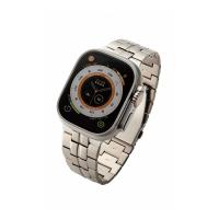 アップルウォッチ バンド Ultra / SE / Series 8 7 6 5 4 3 2 1 49mm 45mm 44mm 42mm チタン ステンレス ベルト シルバー AW-49BDTITSV 代引不可 | リコメン堂ホームライフ館