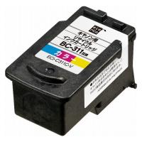 BC-311互換 エコリカ リサイクルインク CANON カラー3色一体型染料インク シアン マゼンタ イエロー 1個 ECI-C311C-V 代引不可 | リコメン堂ホームライフ館