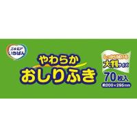 単品2個セット エルモアいちばん やわらかおしりふき 70枚 カミ商事 代引不可 | リコメン堂ホームライフ館