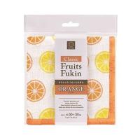 単品5個セット クラシックフルーツふきん オレンジ 代引不可 | リコメン堂ホームライフ館
