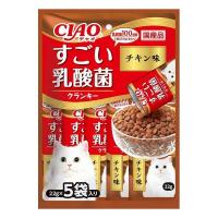 いなばペットフード CIAO すごい乳酸菌クランキー チキン味 22gx5袋 猫 猫用 キャットフード おやつ フード ペット ペットフード | リコメン堂ホームライフ館