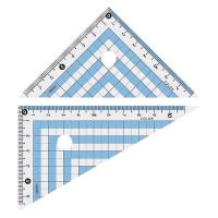共栄プラスチック カラー三角定規ブルー CPK-120 | リコメン堂ホームライフ館