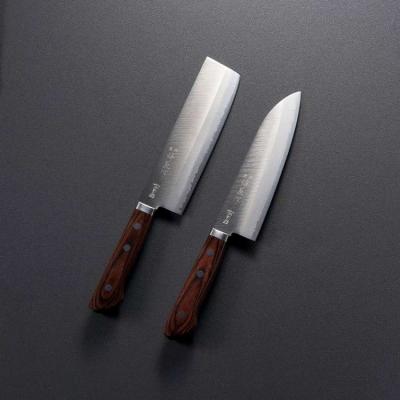 蜂屋作包丁　三徳包丁 蜂屋作 三徳包丁 165mm 本割込 炭素鋼 万能包丁 両刃｜Yahoo!フリマ