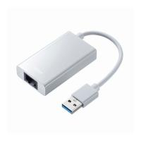 USB3.2-LAN変換アダプタ USBハブポート付・ホワイト USB-CVLAN3WN 代引不可 | リコメン堂ホームライフ館