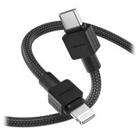 デジフォース Type-C to Lightning Cable ライトニングケーブル 2m ブラック D0076BK 代引不可 | リコメン堂インテリア館