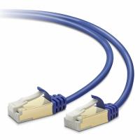 エレコム LANケーブル CAT7 爪折れ防止 スリム 5m ブルーメタリック LD-TWSST/BM50 代引不可 | リコメン堂インテリア館