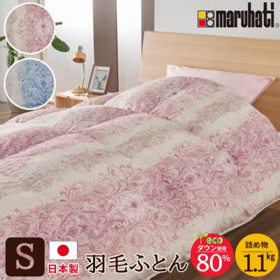 丸八真綿　花柄布団セット 150cm x 210cm fn-umou-set1.jpg