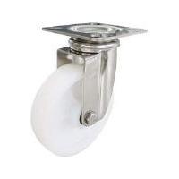 ユーエイ ステンレスキャスター自在車 200径ナイロン車輪 SUS-NJ-200 キャスター・プレート式ナイロン車 | リコメン堂インテリア館