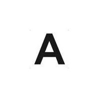 ＴＲＵＳＣＯ 表示板 アルファベット「Ａ」 420Ｘ420 TAEH-A 安全用品・標識・サインプレート | リコメン堂インテリア館
