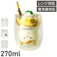 耐熱グラス 270ml 結露しにくい 2層構造 電子レンジで温められる 食器洗浄機対応 耐熱ネコグラス UCA ギフト シービージャパン 代引不可 | リコメン堂インテリア館