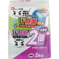 レック 激落ちくん 除菌流せるトイレクリーナー 24枚X2個入り S00281 清掃・衛生用品 労働衛生用品 トイレ用品 代引不可 | リコメン堂生活館