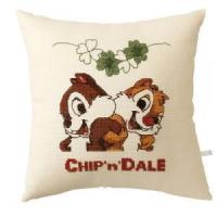 オリムパス 6035 ししゅうキット クッション ディズニー チップ＆デール | リコメン堂生活館