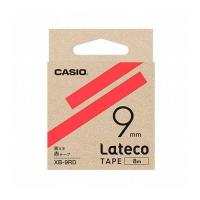 カシオ計算機 Lateco 詰め替え用テープ 9mm 赤テープ 黒文字 XB-9RD 代引不可 | リコメン堂生活館