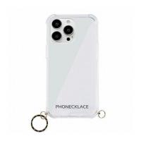 PHONECKLACE ストラップ用リング付きクリアケース for iPhone 13 Pro ゴールドチャーム PN21611i13PGD 代引不可 | リコメン堂生活館